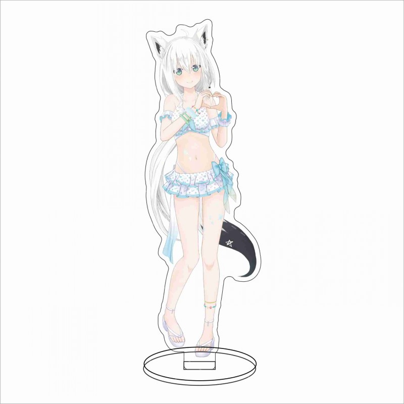 16CM Anime Hololive Shirakami  - Anime Merchandise Collection recension och pris