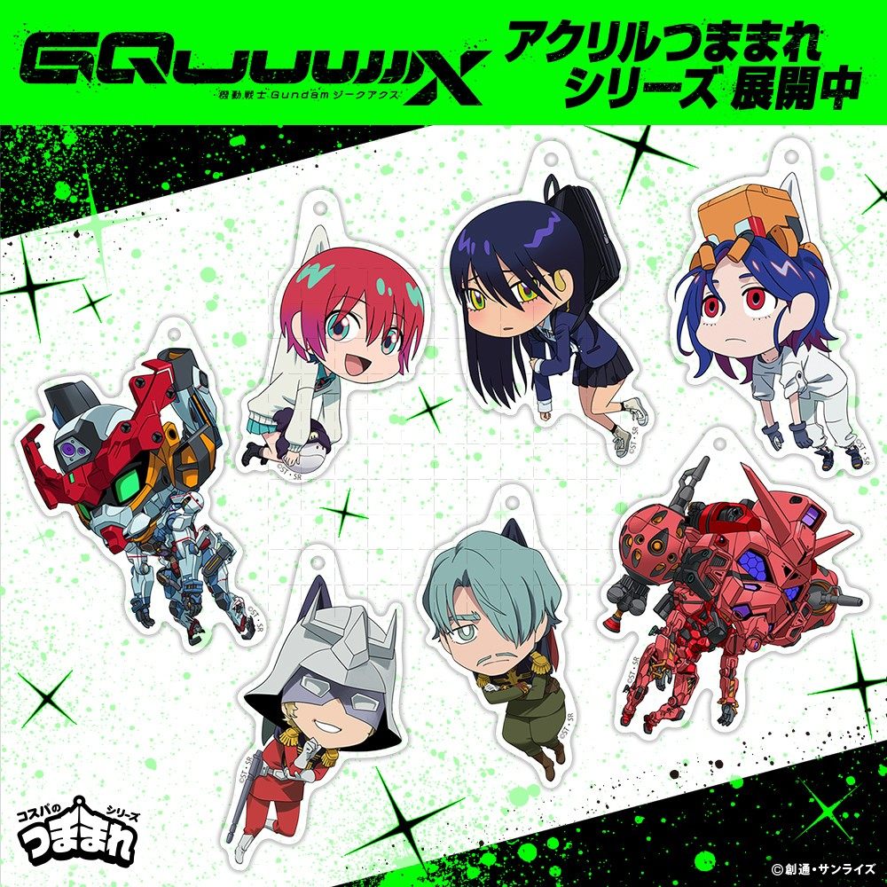 Gundam GQuuuuuuX Anime Keychai - Bandai Gundam Hg recension och pris
